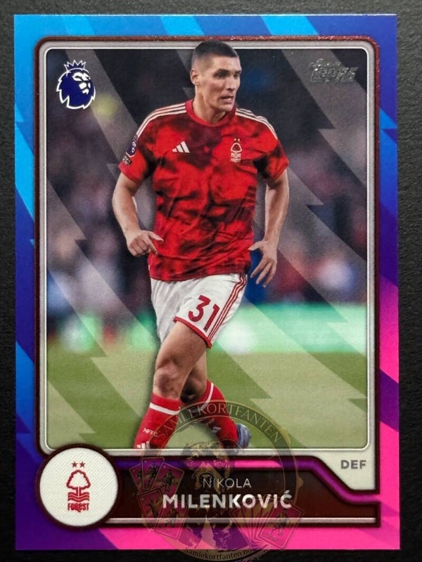 Topps Premier League Flagship 26/27 Nikola Milenkovic Parallel
