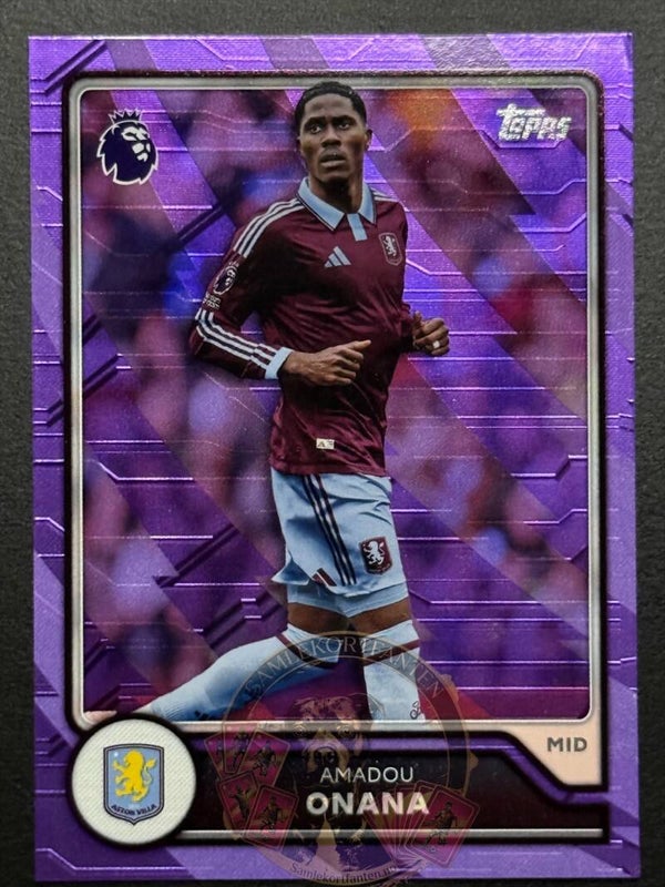 Topps Premier League Flagship 26/27 Amadou Onana Parallel