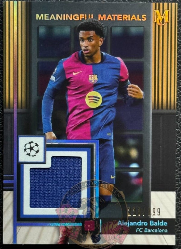 Topps Museum 24/25 Alejandro Balde Relic