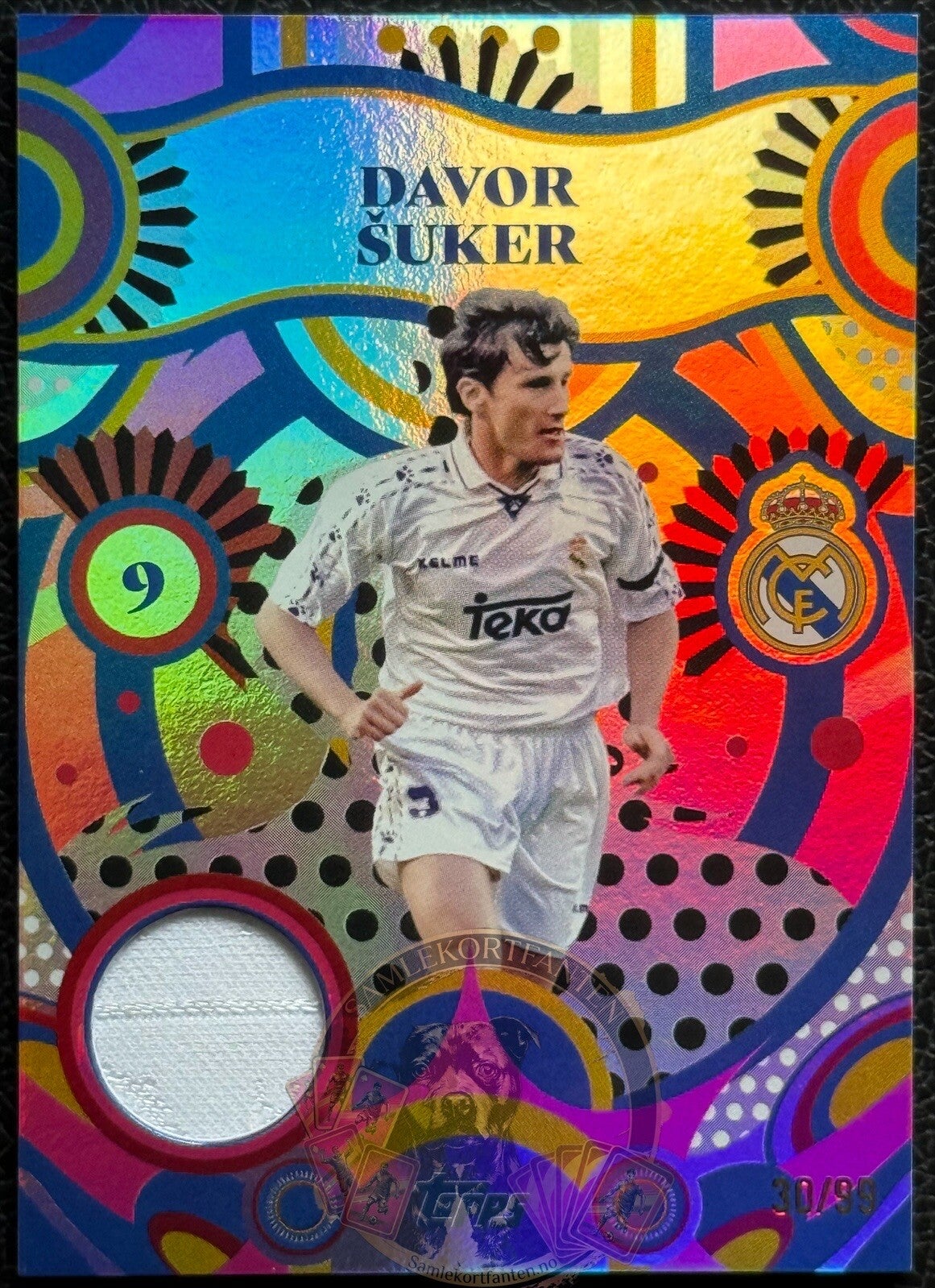 Topps Real Madrid Team Set 24/25 Davor Suker Relic 30/99