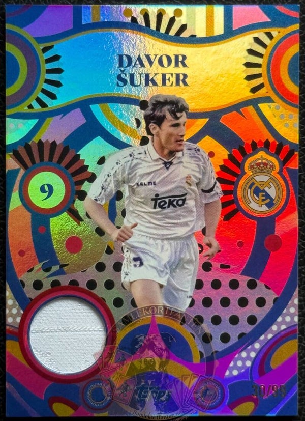 Topps Real Madrid Team Set 24/25 Davor Suker Relic 30/99