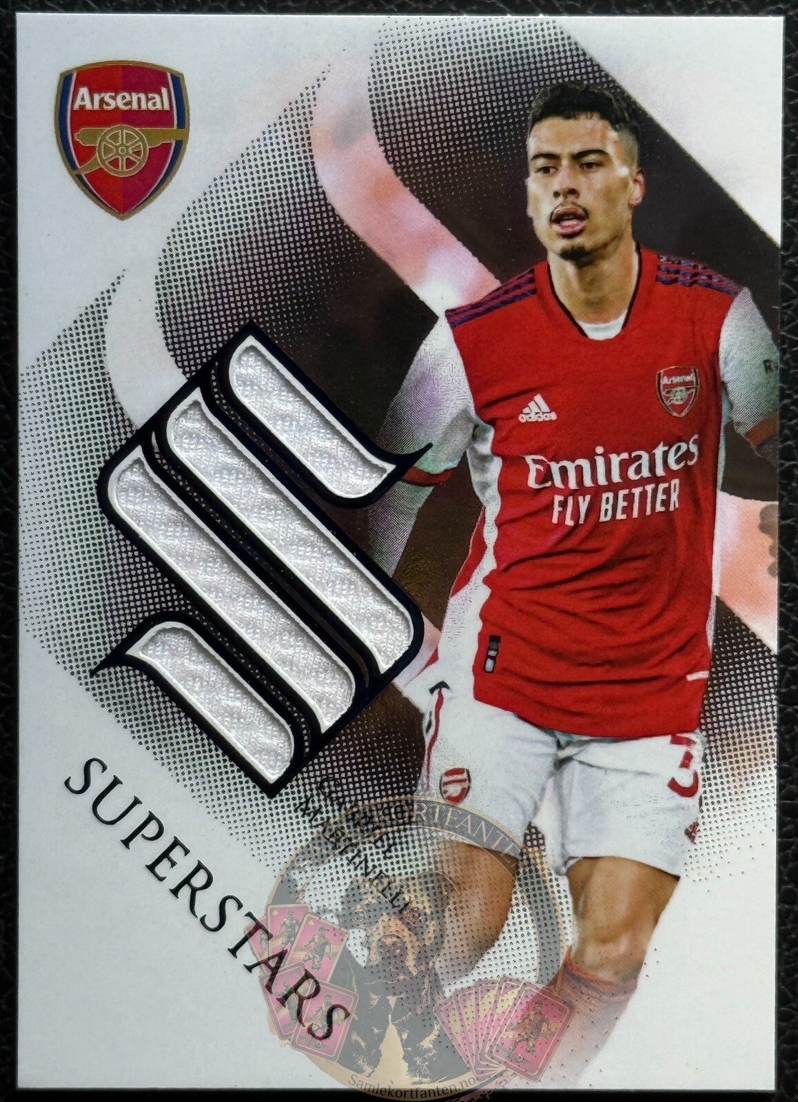 Futera Unique Arsenal 24/25 Gabriel Martinelli Relic nummerert 1/4