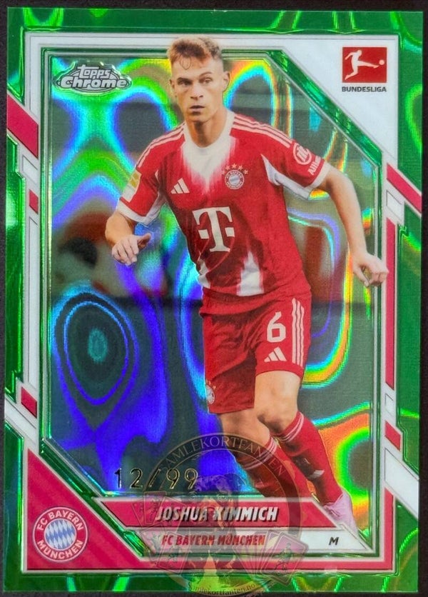 Topps Bundesliga Chrome 25/26 Joshua Kimmich Parallel nummerert 12/99