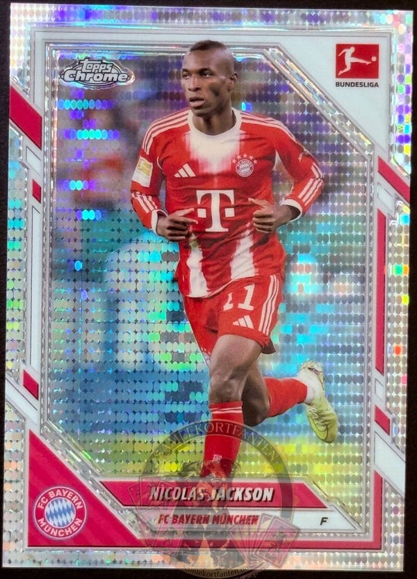 Topps Bundesliga Chrome 25/26 Nicolas Jackson Parallel
