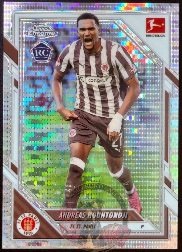 Topps Bundesliga Chrome 25/26 Andréas Hountondji RC Parallel