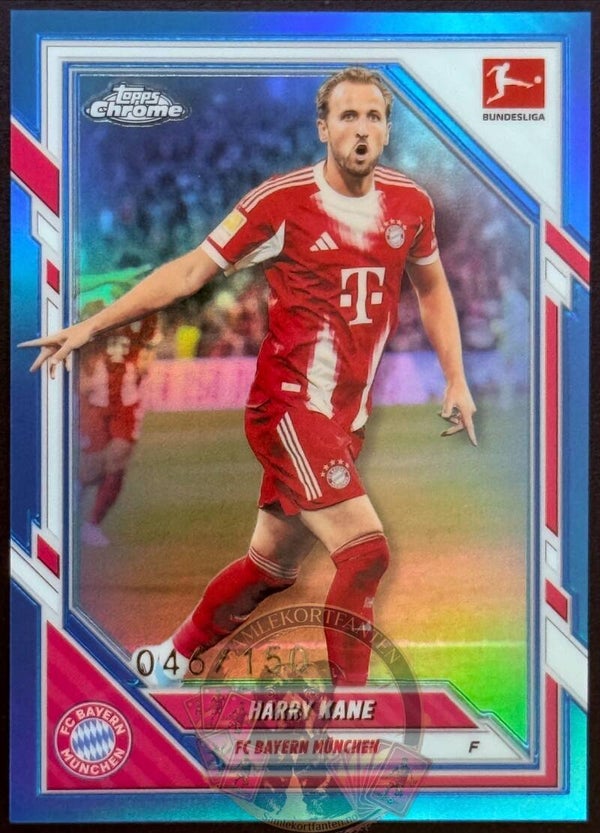 Topps Bundesliga Chrome 25/26 Harry Kane Parallel nummerert 046/150