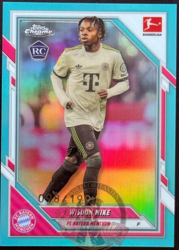 Topps Bundesliga Chrome 25/26 Wisdom Mike RC Parallel 098/150