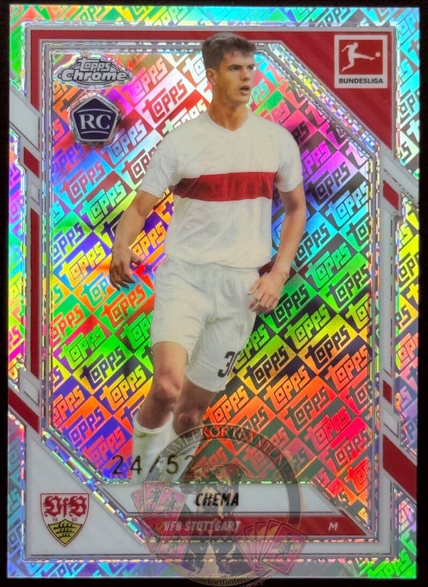 Topps Bundesliga Chrome 25/26 Chema RC Parallel 24/52