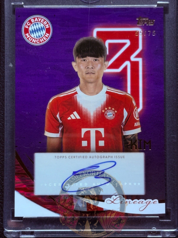 Topps Bayern München Lineage 25/26 Minjae Kim auto 55/75