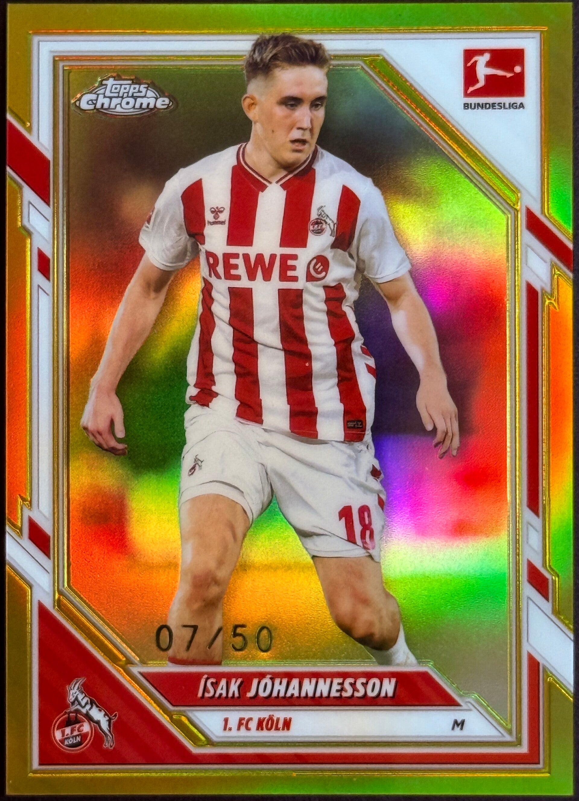 Topps Bundesliga Chrome 25/26 Isak Johannesson 07/50