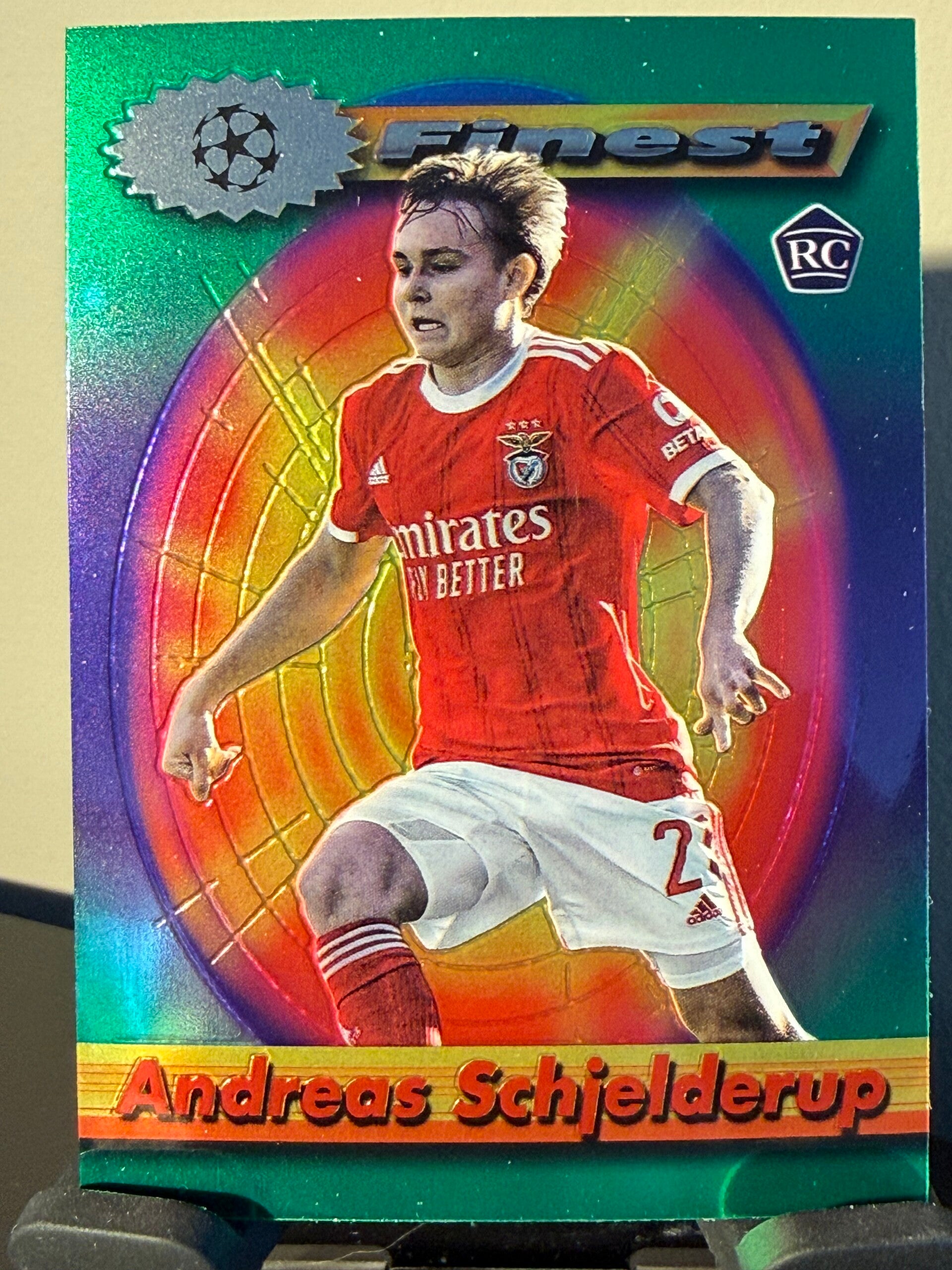 Topps Finest UCC 22/23 - Andreas Schjelderup - RC