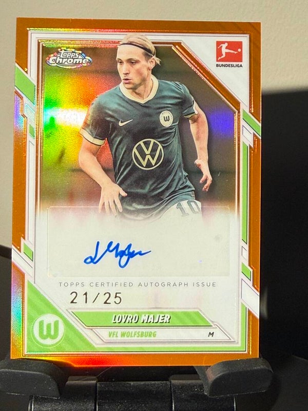Topps Bundesliga Chrome 25/26 Lovro Majer auto 21/25