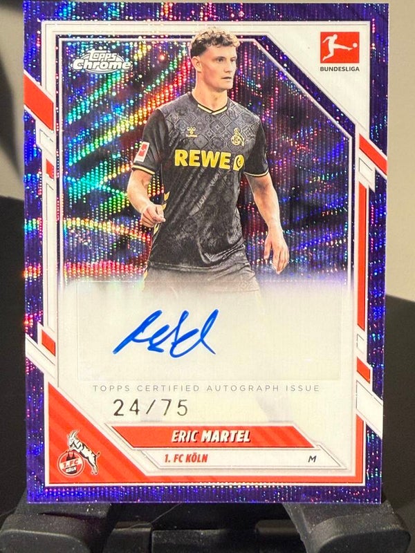 Topps Bundesliga Chrome 25/26 Eric Martel auto 24/75