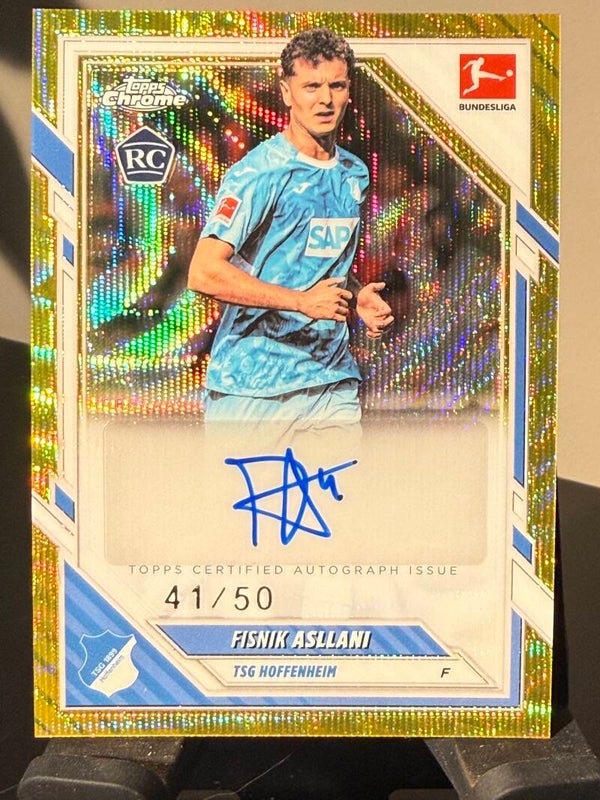 Topps Bundesliga Chrome 25/26 Fisnik Asllani RC auto 41/50