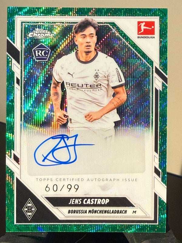 Topps Bundesliga Chrome 25/26 Jens Castrop RC auto 21/25