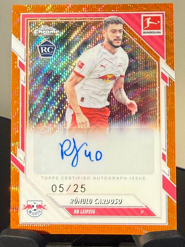 Topps Bundesliga Chrome 25/26 Romulo Cardoso RC auto 05/25