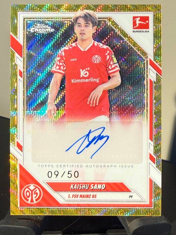 Topps Bundesliga Chrome 25/26 Kaishu Sano auto 09/50
