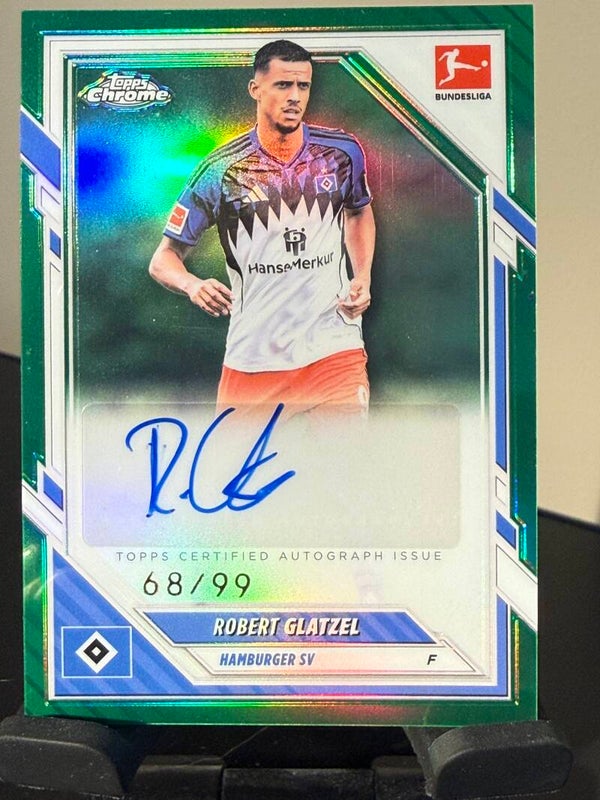 Topps Bundesliga Chrome 25/26 Robert Glatzel auto 68/99