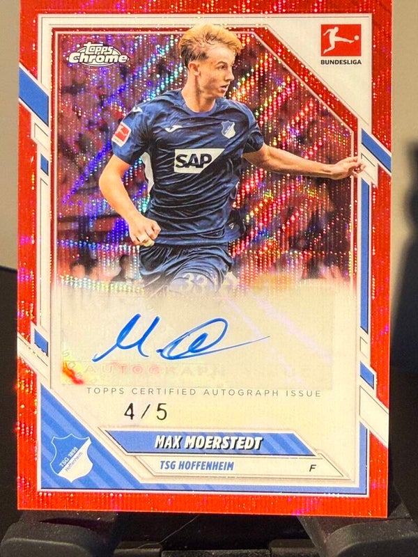 Topps Bundesliga Chrome 25/26 Max Moerstedt auto 04/05
