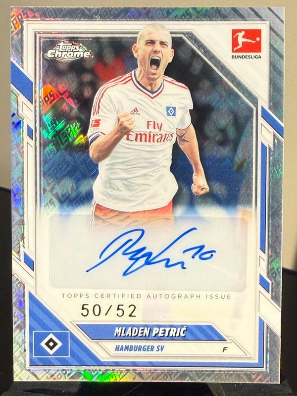 Topps Bundesliga Chrome 25/26 Mladen Petric Legend auto 50/52