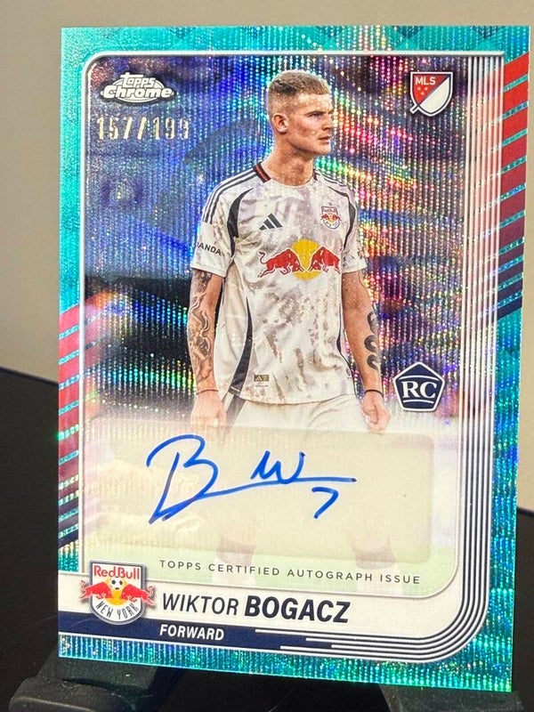 Topps MLS Chrome 25/26 Wiktor Bogacz RC auto 157/199