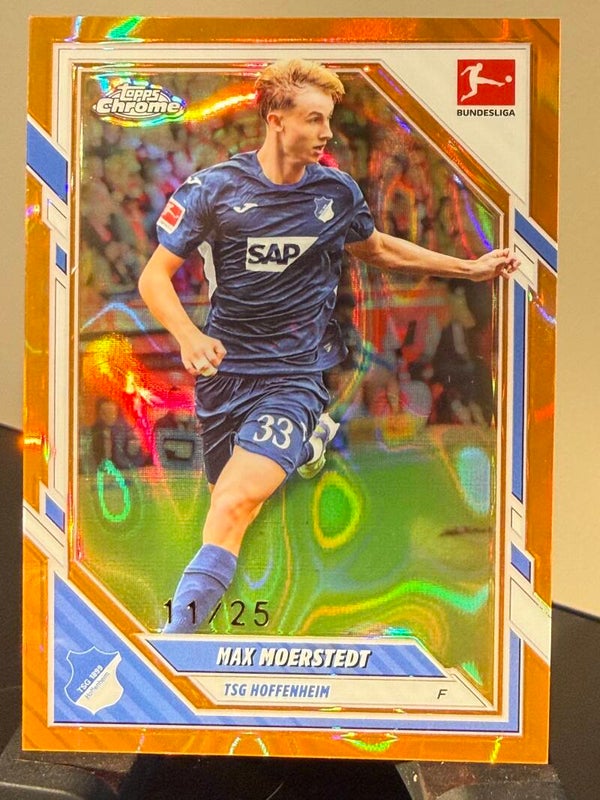 Topps Bundesliga Chrome 25/26 Max Moerstedt nummerert 11/25