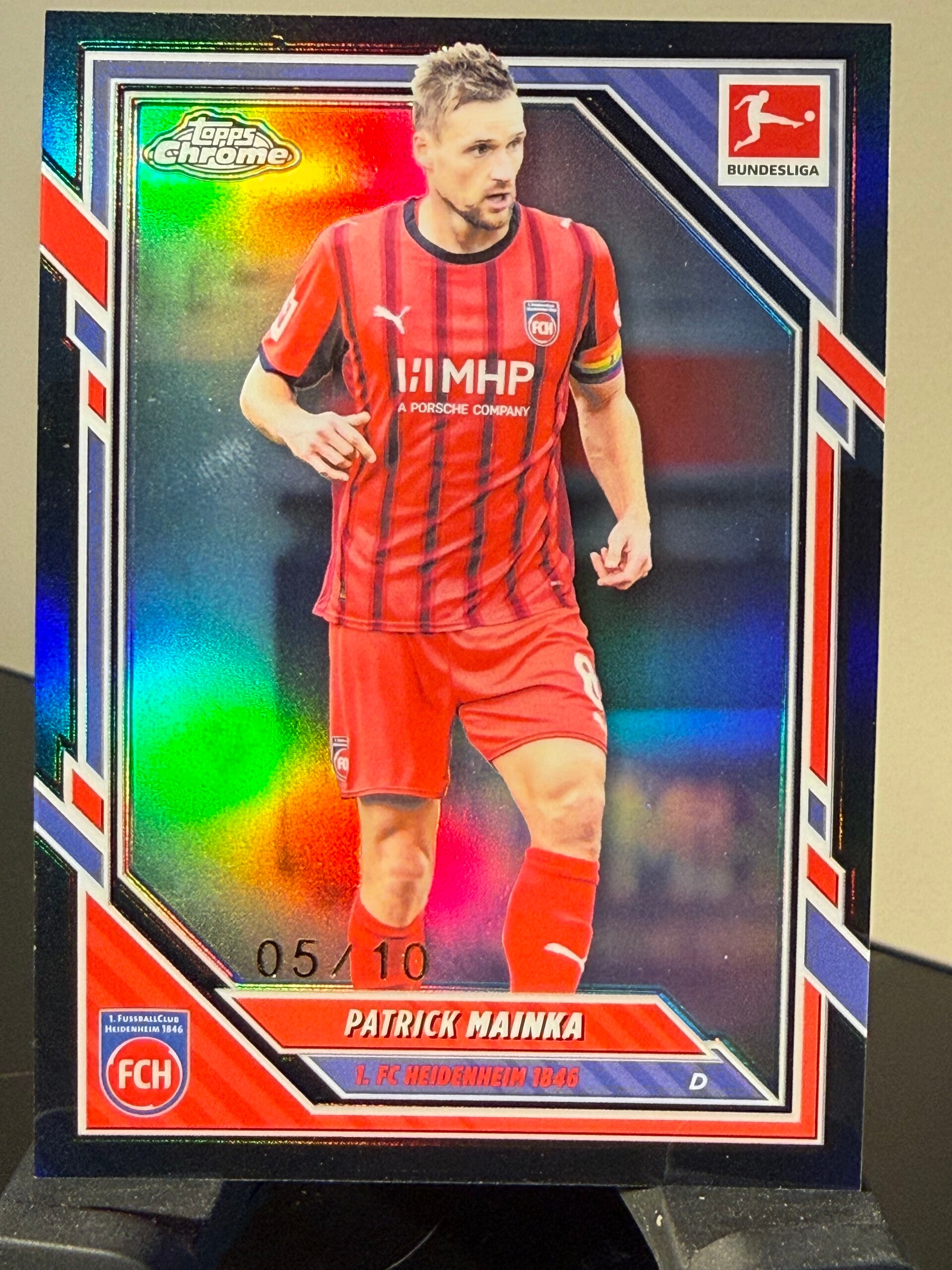 Topps Bundesliga Chrome 25/26 Patrick Mainka nummerert 5/10