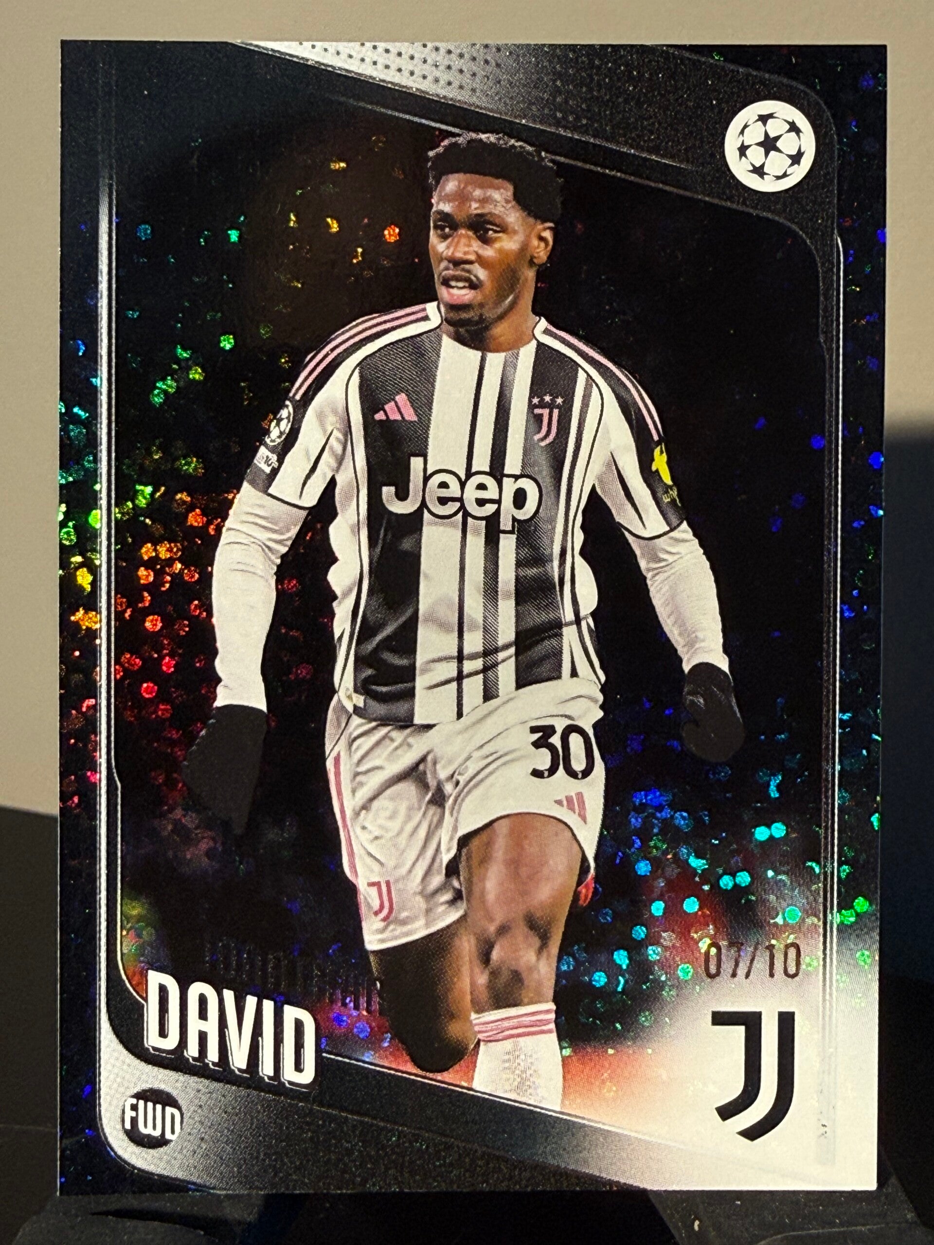 Topps UCC Flagship 25/26 Jonathan David nummerert 7/10