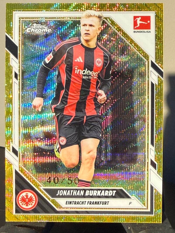 Topps Bundesliga Chrome 25/26 Jonathan Burkardt nummerert 40/50