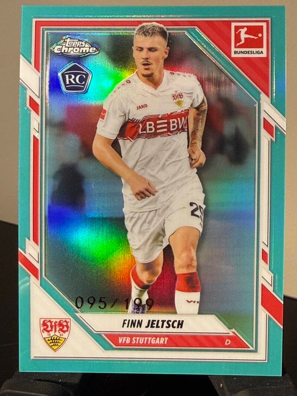 Topps Bundesliga Chrome 25/26 Finn Jeltsch RC nummerert 95/199