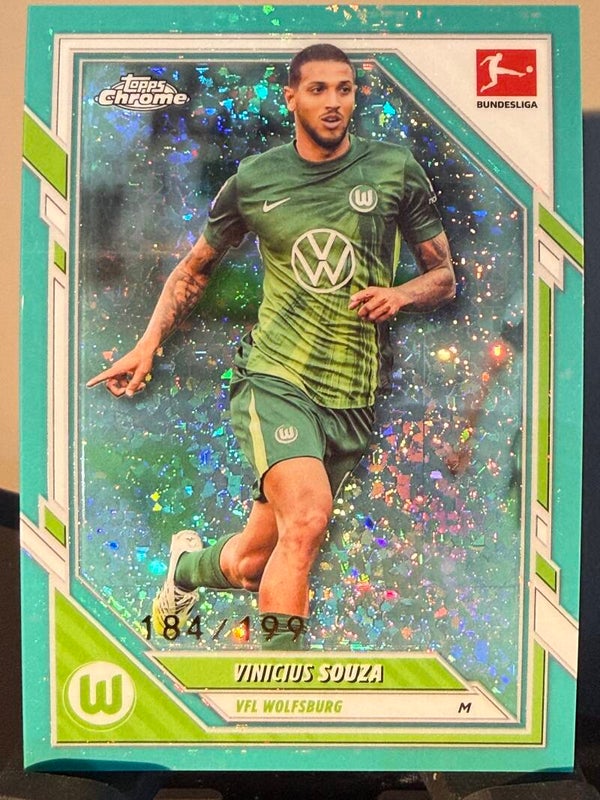 Topps Bundesliga Chrome 25/26 Vinicius Souza nummerert 184/199