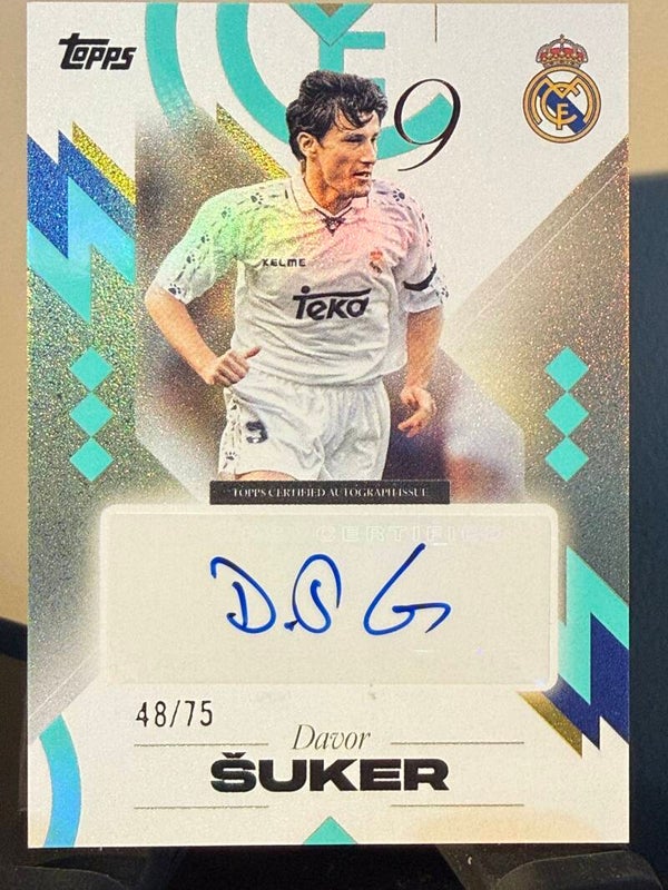 Topps Real Madrid Los Blancos 25/26 Davor Suker auto 48/75