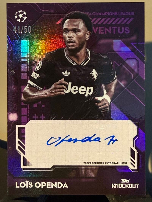 Topps UCC Knockout 25/26 - Lois Openda auto 41/50