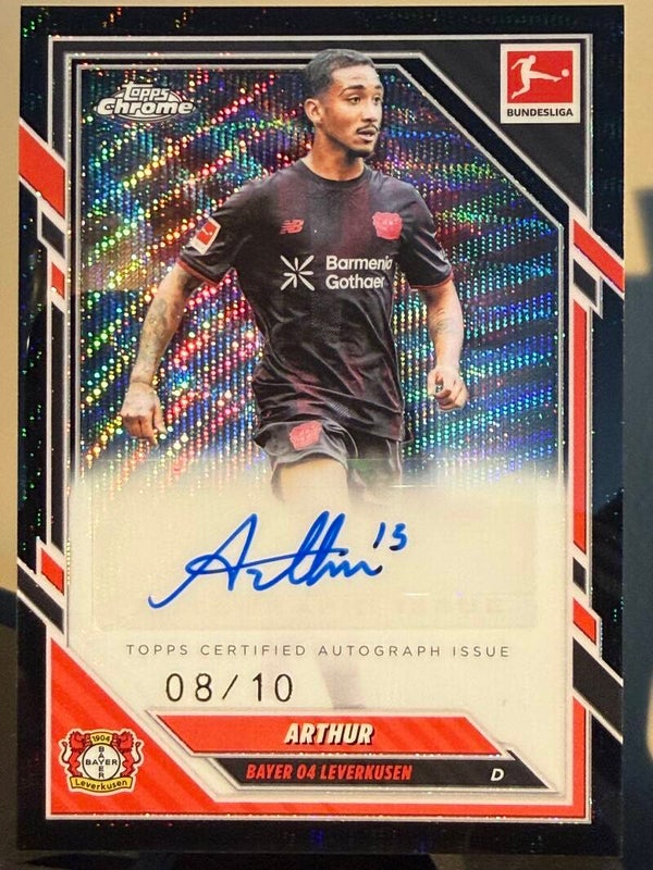 Topps Bundesliga Chrome 25/26 Arthur auto 08/10