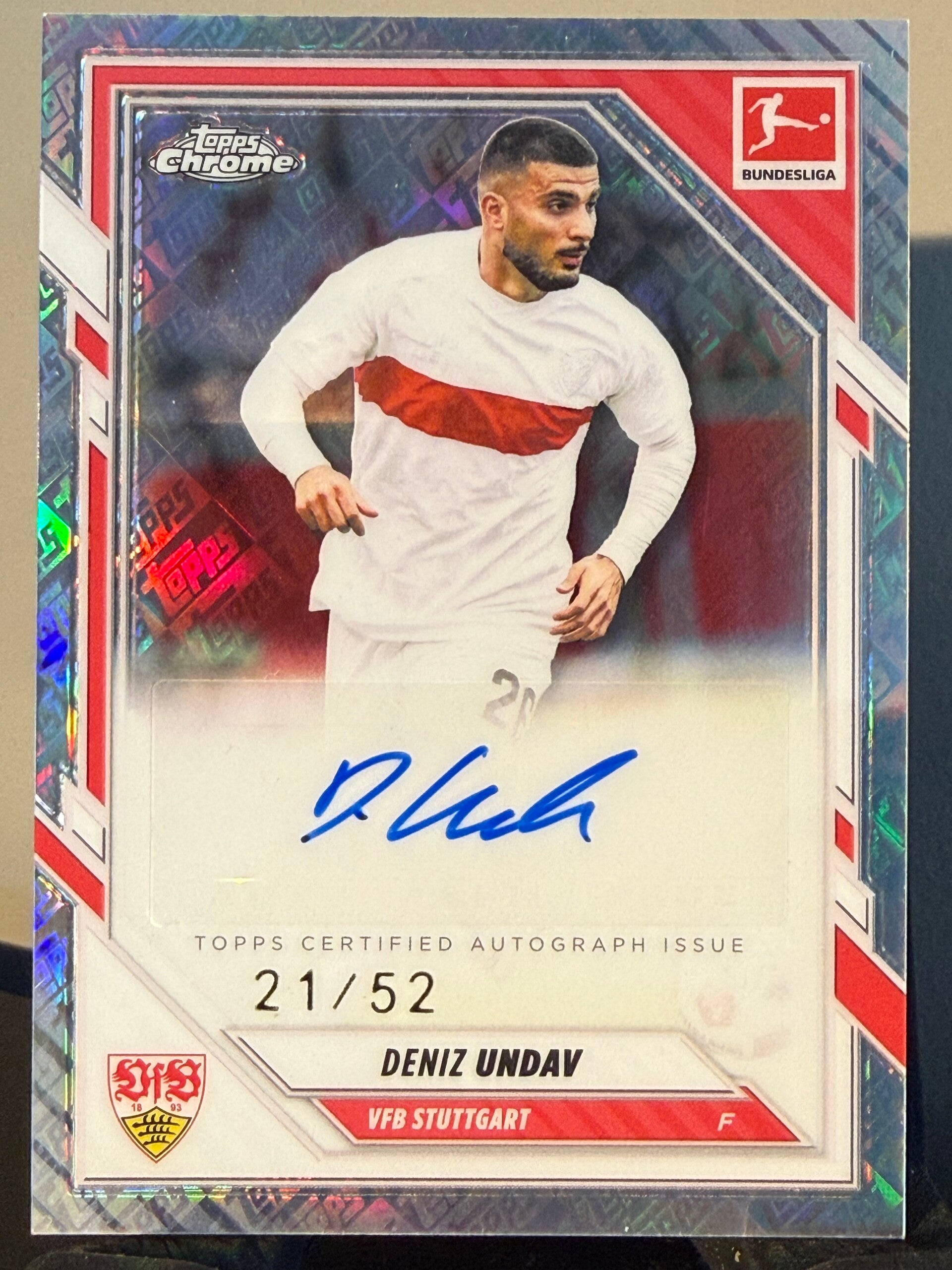 Topps Bundesliga Chrome 25/26 Deniz Undav auto 21/52