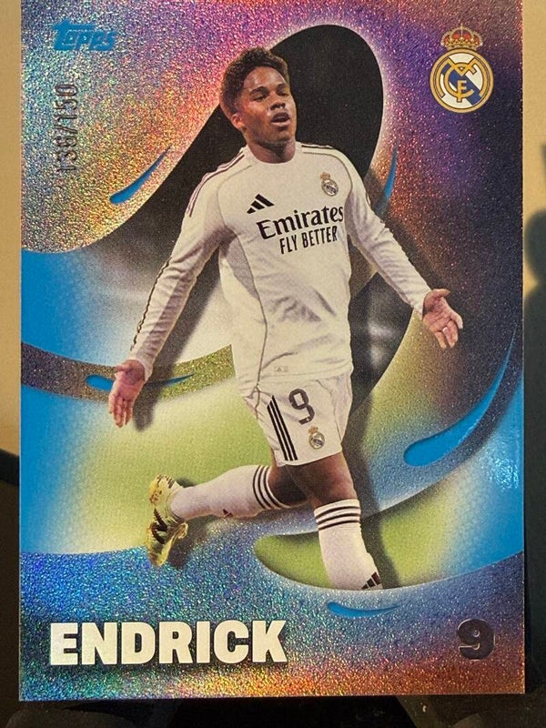 Topps Real Madrid Los Blancos 25/26 Endrick nummerert 136/150