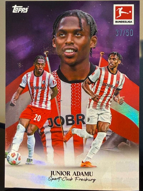 Topps International Stars Bundesliga 25/26 Junior Adamu nummerert 37/50