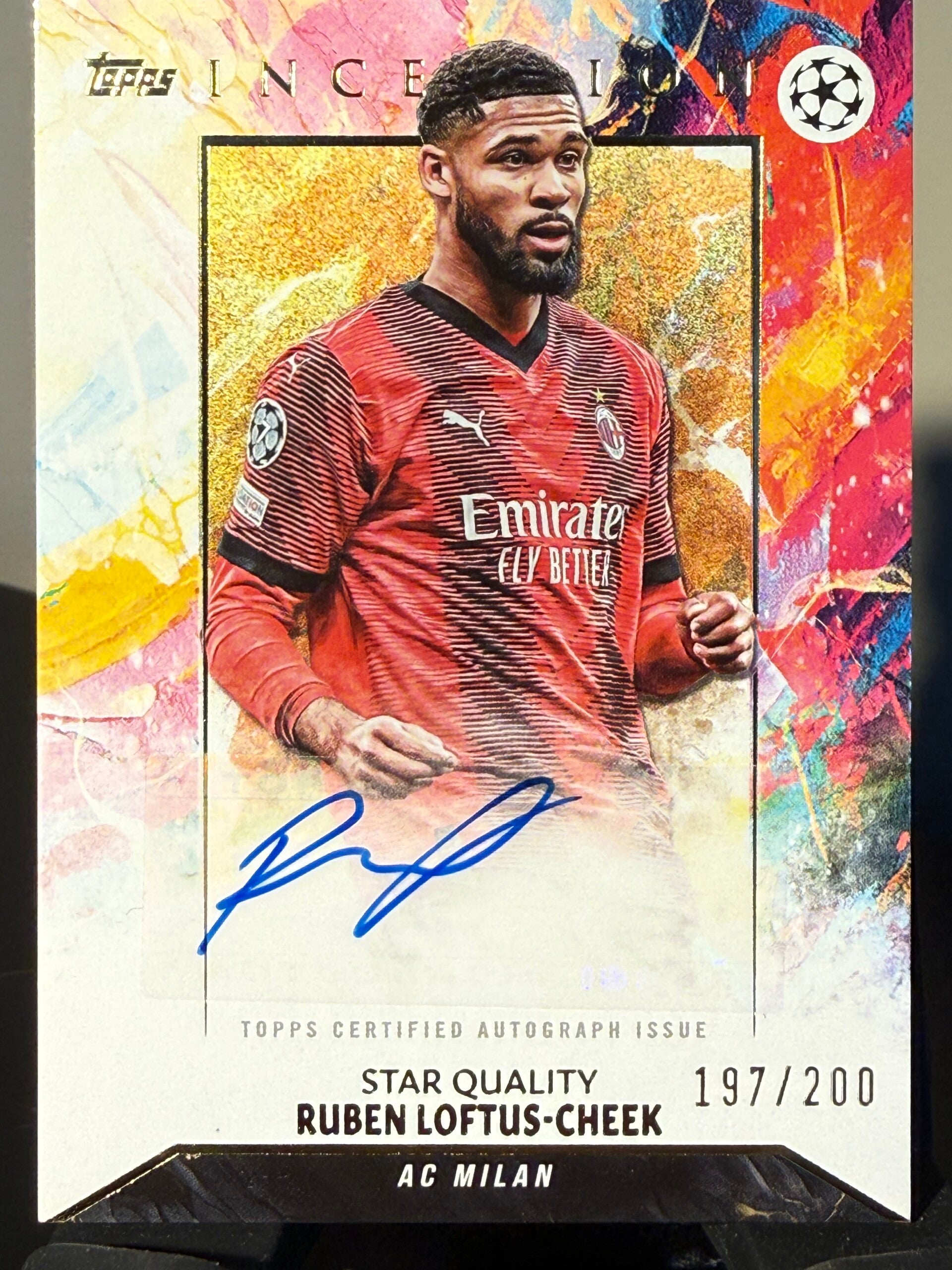 Topps UCC Inception 23/24 Ruben Loftus-Cheek auto 197/199