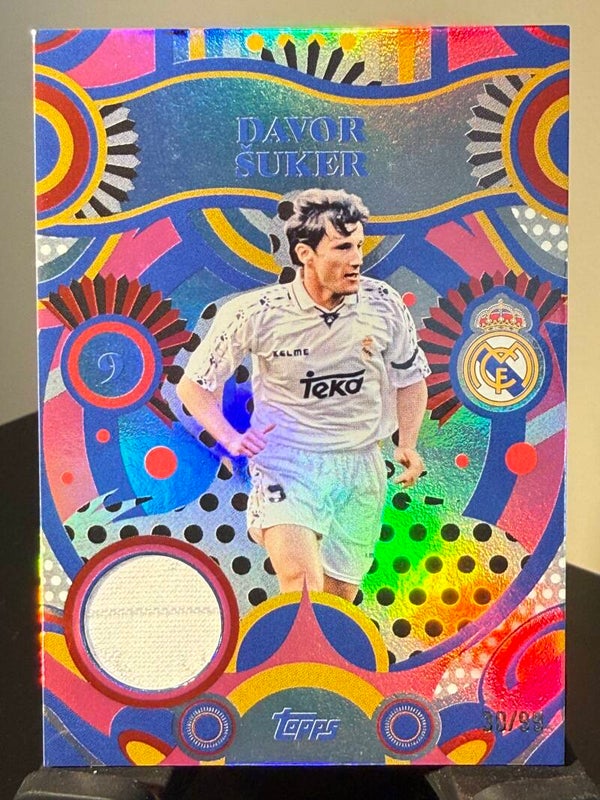 Topps Real Madrid Team Set 24/25 Davor Suker Relic 30/99