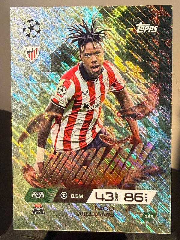 Topp Match Attax Extra 25/26 Nico Williams
