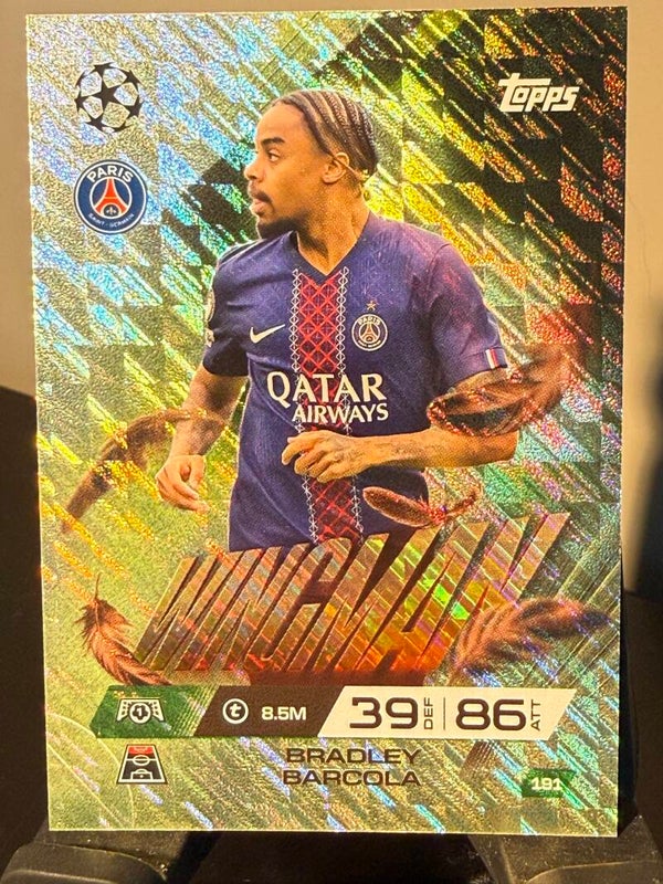 Topp Match Attax Extra 25/26 Bradley Barcola