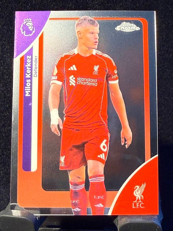 Topps Premier League Chrome 25/26 Milos Kerkez
