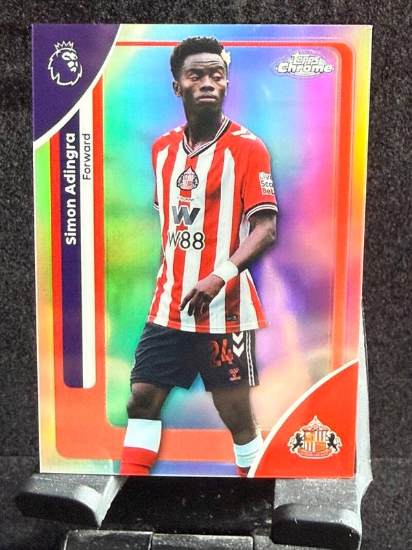Topps Premier League Chrome 25/26 Simon Adingra Parallel