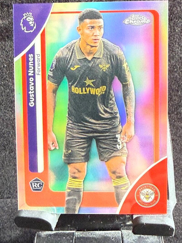 Topps Premier League Chrome 25/26 Gustavo Nunes RC Parallel
