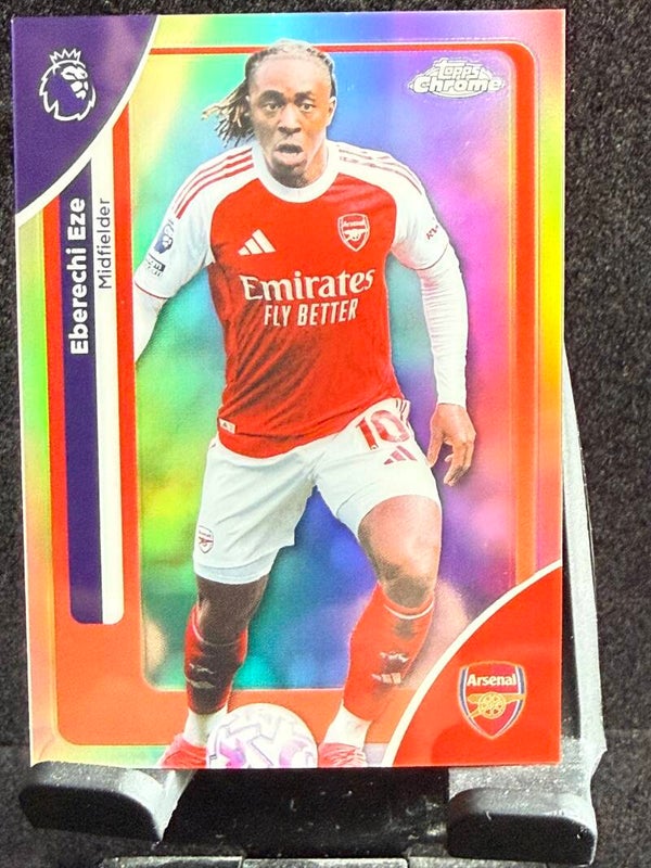 Topps Premier League Chrome 25/26 Eberechi Eze Parallel