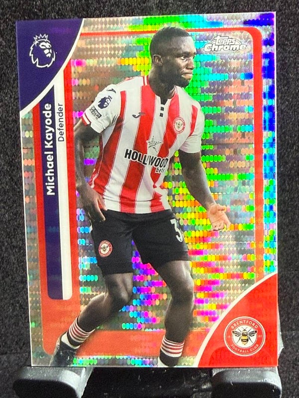 Topps Premier League Chrome 25/26 Michael Kayode Parallel