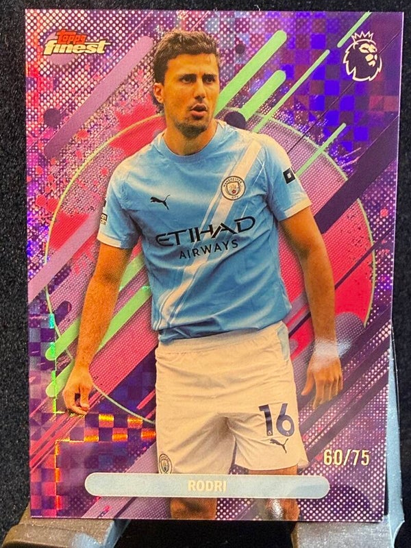 Topps Finest Premier League 25/26 Rodri nummerert 60/75
