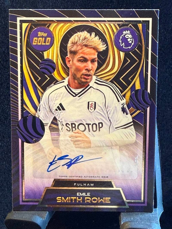 Topps Premier League Gold Emile Smith Rowe auto
