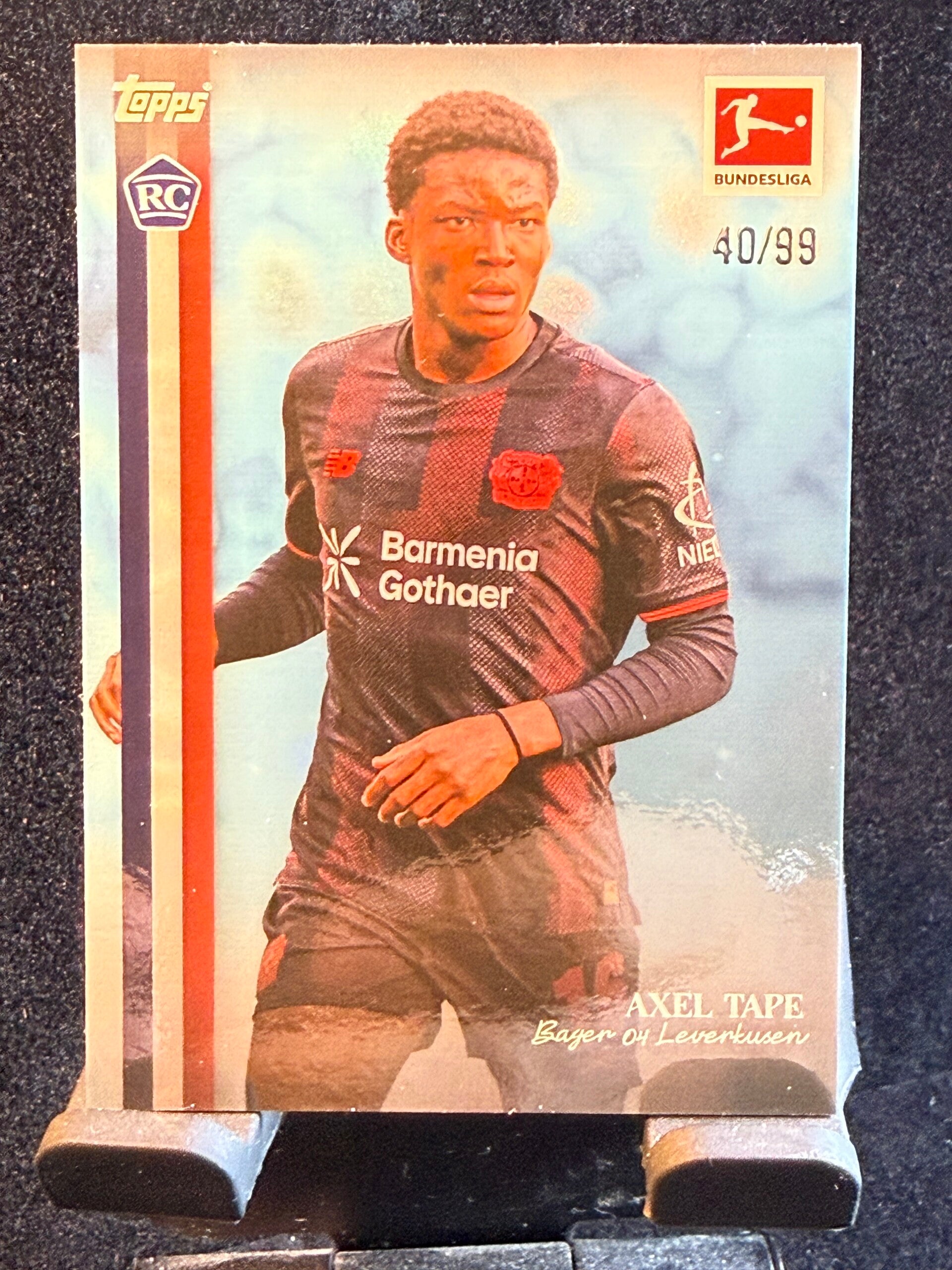 Topps International Stars Bundesliga 25/26 Axel Tape RC nummerert 40/99