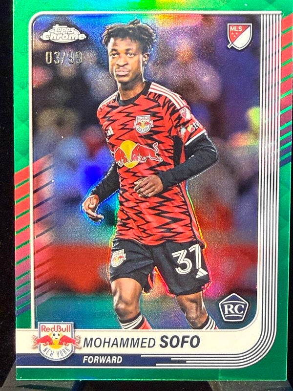 Topps MLS Chrome 25/26 Mohammed Sofo RC nummerert 3/99